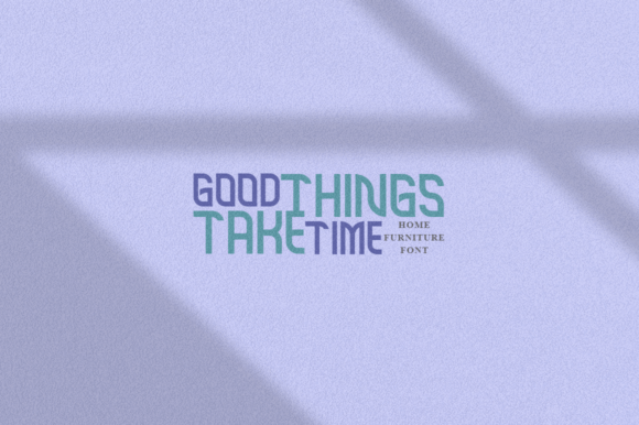 Home Furniture Font PNG with transparent background - Preview 5