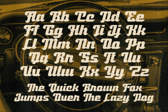 Hundell Font PNG with transparent background - Preview 1