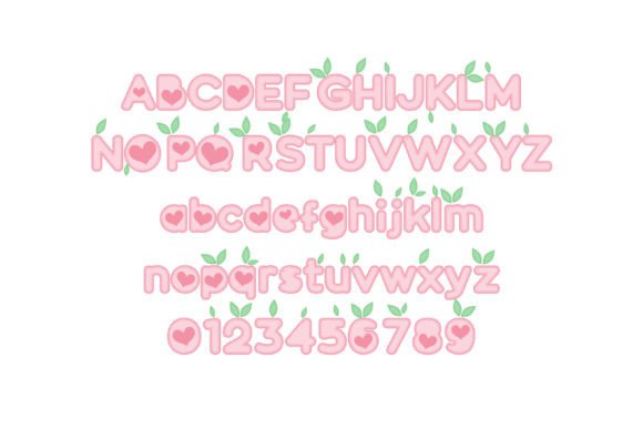 Loveberry Font PNG with transparent background - Preview 1
