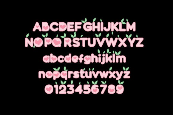 Loveberry Font PNG with transparent background - Preview 2