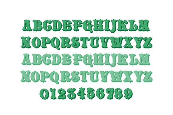 March Days Font PNG with transparent background - Preview 1