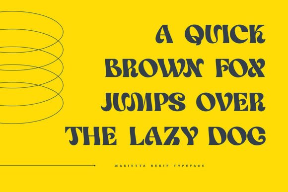 Marietta Font PNG with transparent background - Preview 1