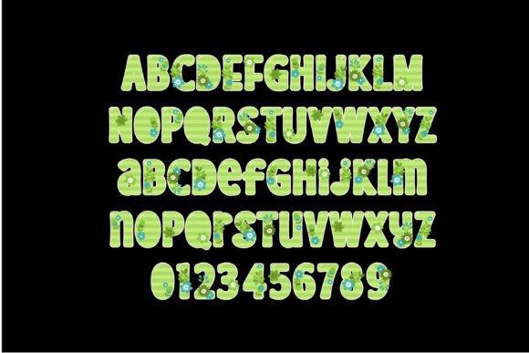 Merry March Font PNG with transparent background - Preview 2