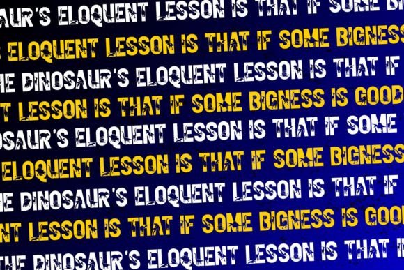 Mesozoikum Font PNG with transparent background - Preview 2