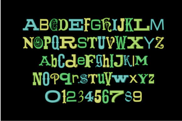 Mixy March Font PNG with transparent background - Preview 2
