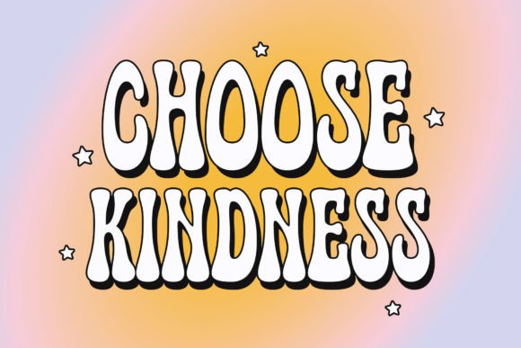 Monoway Groovey Font PNG with transparent background - Preview 3