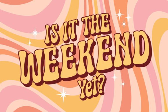 Monoway Groovey Font PNG with transparent background - Preview 6