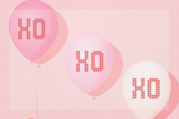 Pixel Chocolate Font PNG with transparent background - Preview 1