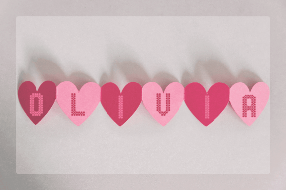 Pixel Chocolate Font PNG with transparent background - Preview 2