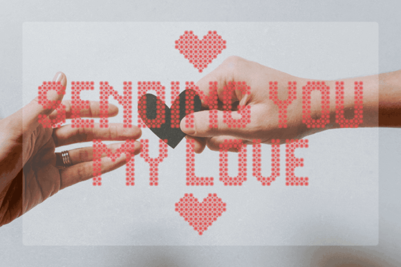 Pixel Chocolate Font PNG with transparent background - Preview 3
