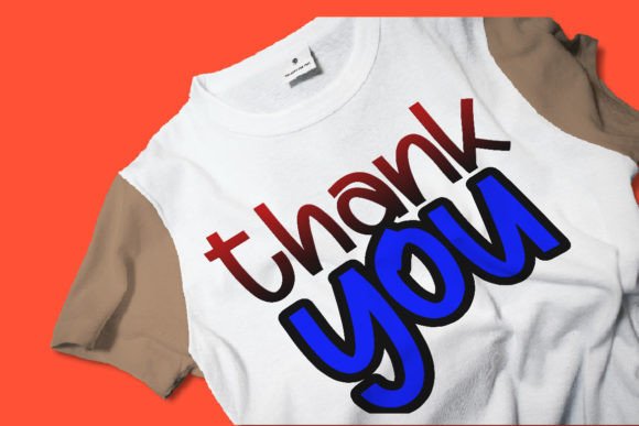 Red Stick Font PNG with transparent background - Preview 3