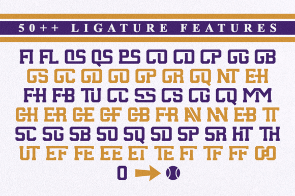 Rookie Coach Font PNG with transparent background - Preview 3