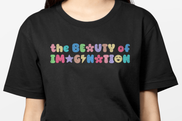 Smiley Chalk Font PNG with transparent background - Preview 3