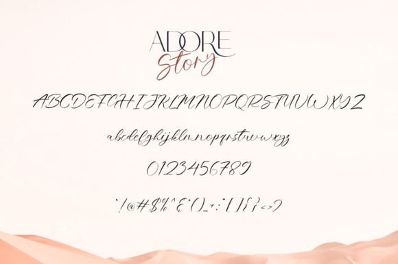 Adore Story Font - Preview 6