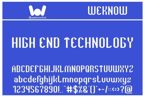 Advance Technology Font - Preview 4