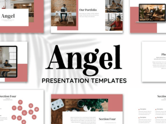 Angel Canva Presentation Template