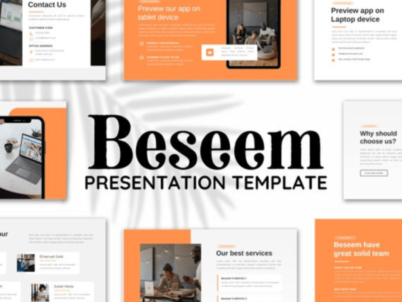 Beseem Business Presentation Template Graphics
