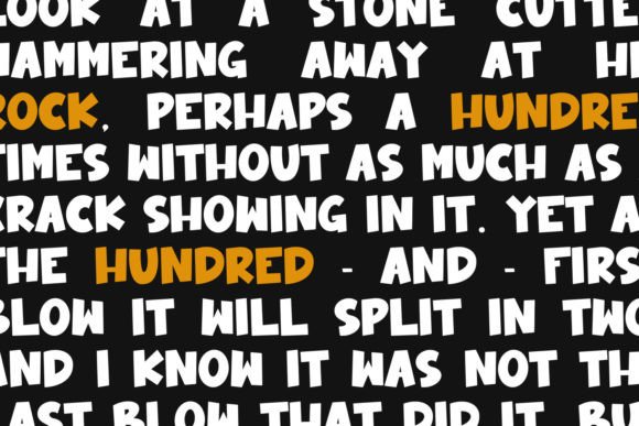 Bigger Cracks Font - Preview 3