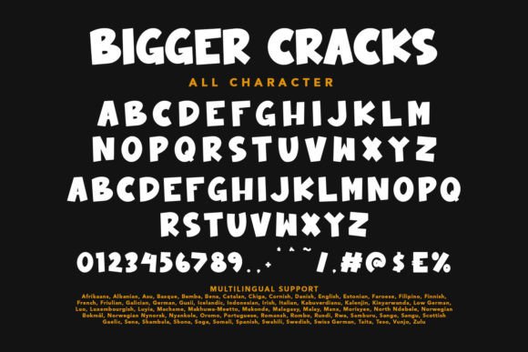 Bigger Cracks Font - Preview 6