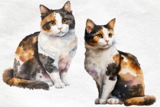 Calico Cat Watercolor Sublimation Graphic by SugarPlum · Creative Fabrica