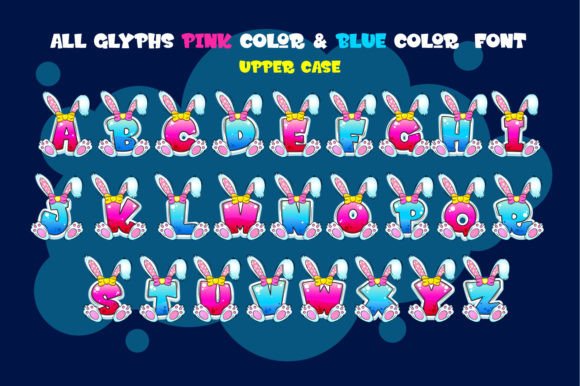 Easter Bunny Font - Preview 1