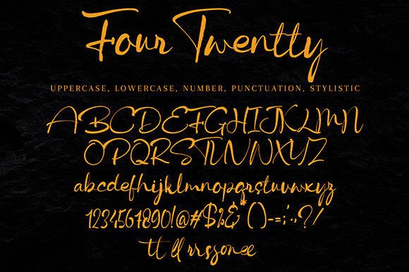 Four Twentty Font - Preview 6