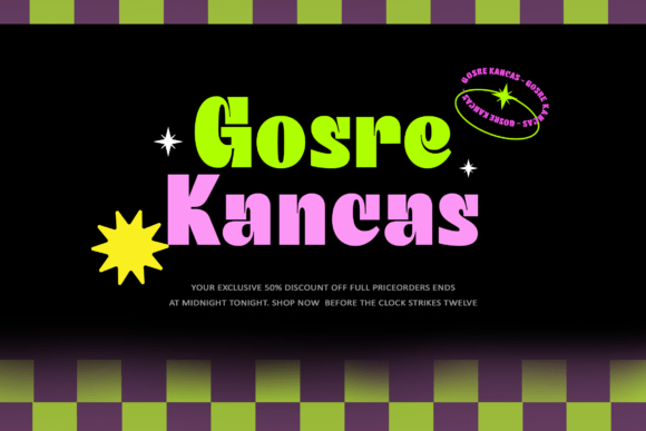 Gatezink Font - Preview 2