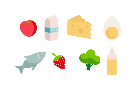 Groceries Healthy Food Illustration