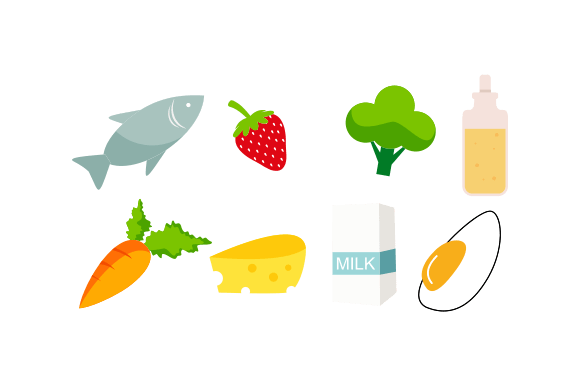 Groceries Healthy Food Illustration