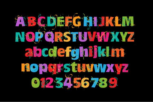 Happy Celebration Font - Preview 2