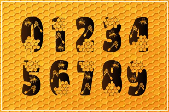 Honeycomb Font - Preview 2