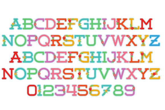 Kiss the Rainbow Font - Preview 1