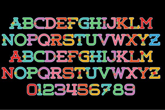 Kiss the Rainbow Font - Preview 2