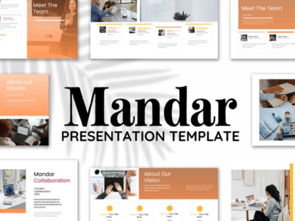 Mandar Canva Slide Templates Graphics