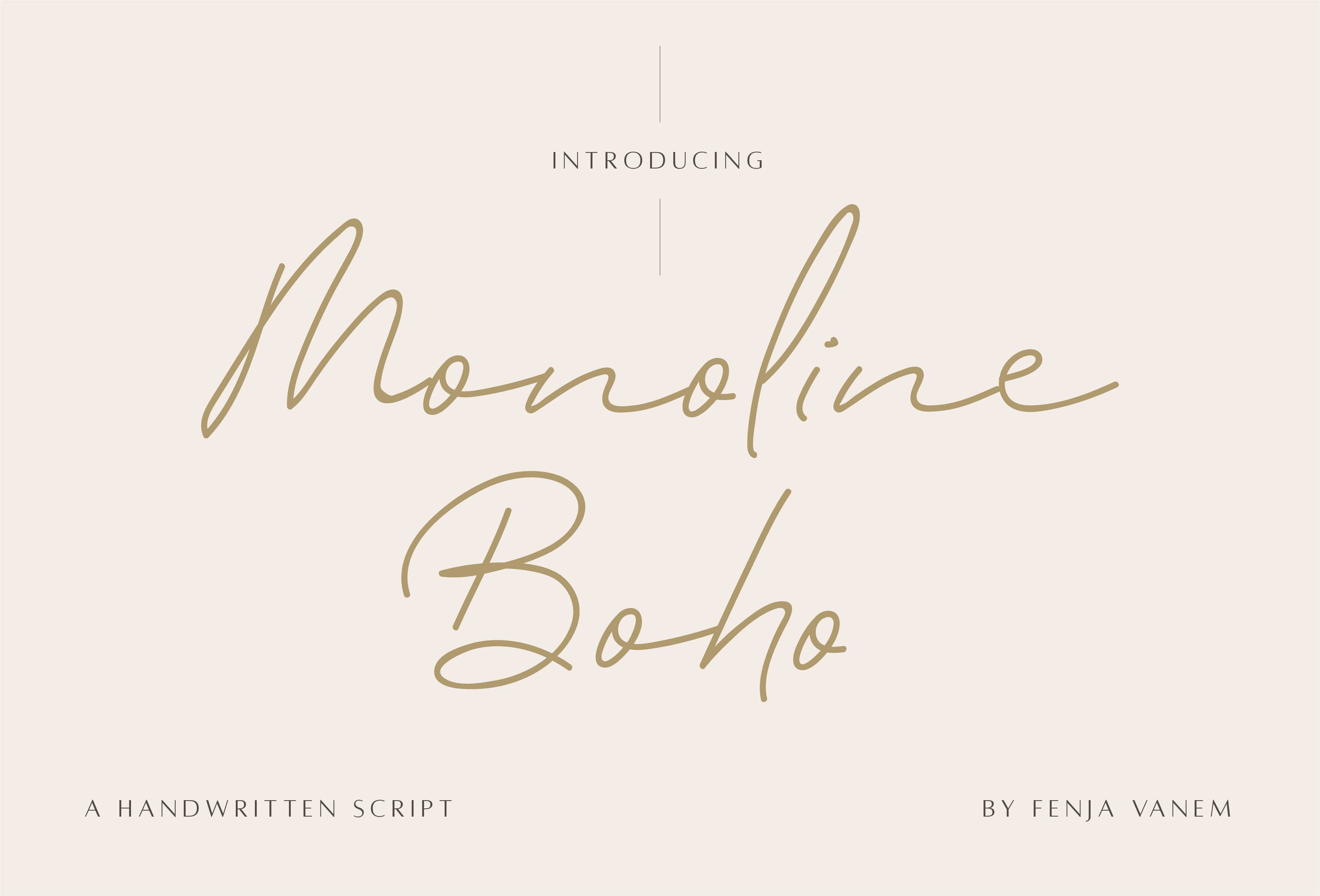 Monoline Boho preview