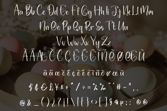 My Easter Font PNG with transparent background - Preview 6