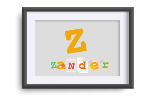 Noted Rainbow Font PNG with transparent background - Preview 3