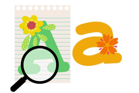 Noted Rainbow Font PNG with transparent background - Preview 5