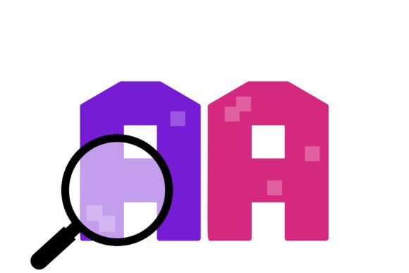Pixelcraft Rainbow Font PNG with transparent background - Preview 5