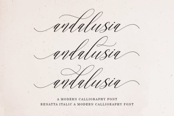 Renatta Font PNG with transparent background - Preview 2