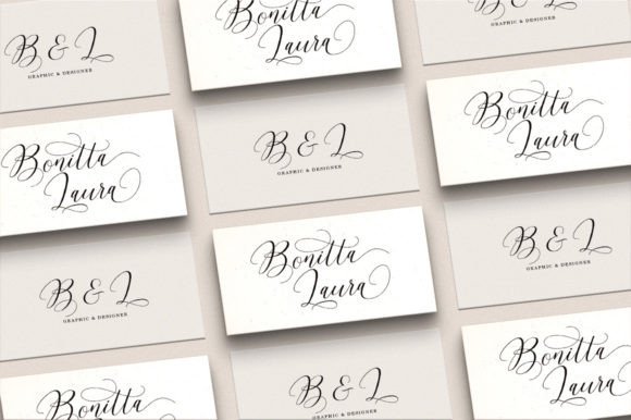 Renatta Font PNG with transparent background - Preview 3