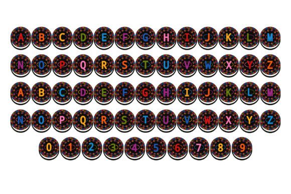 Sandwich Cookies Font PNG with transparent background - Preview 1
