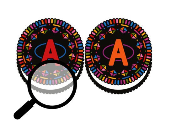 Sandwich Cookies Font PNG with transparent background - Preview 5