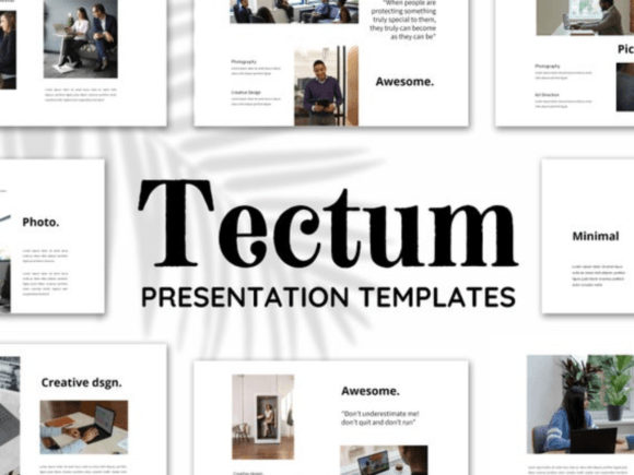 Tectum Canva Presentation Template Graphics