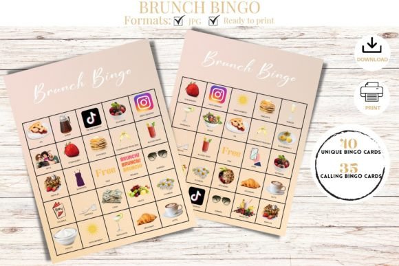 Brunch Bingo Games Bundle
