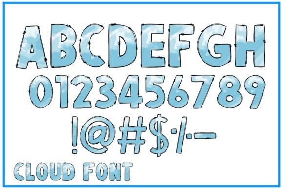 Cloud Font - Preview 1