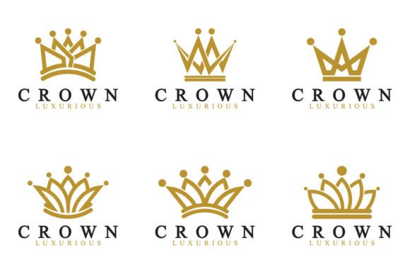 Crown Logo Vector Template Graphic Logos By kosunar185