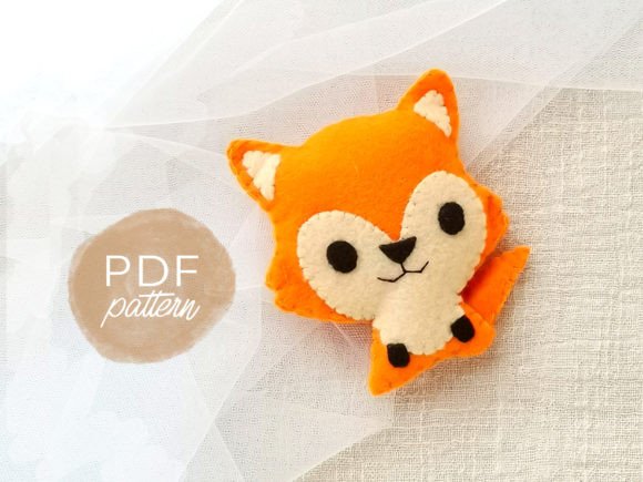 Little Foxxie Felt Sewing Pattern