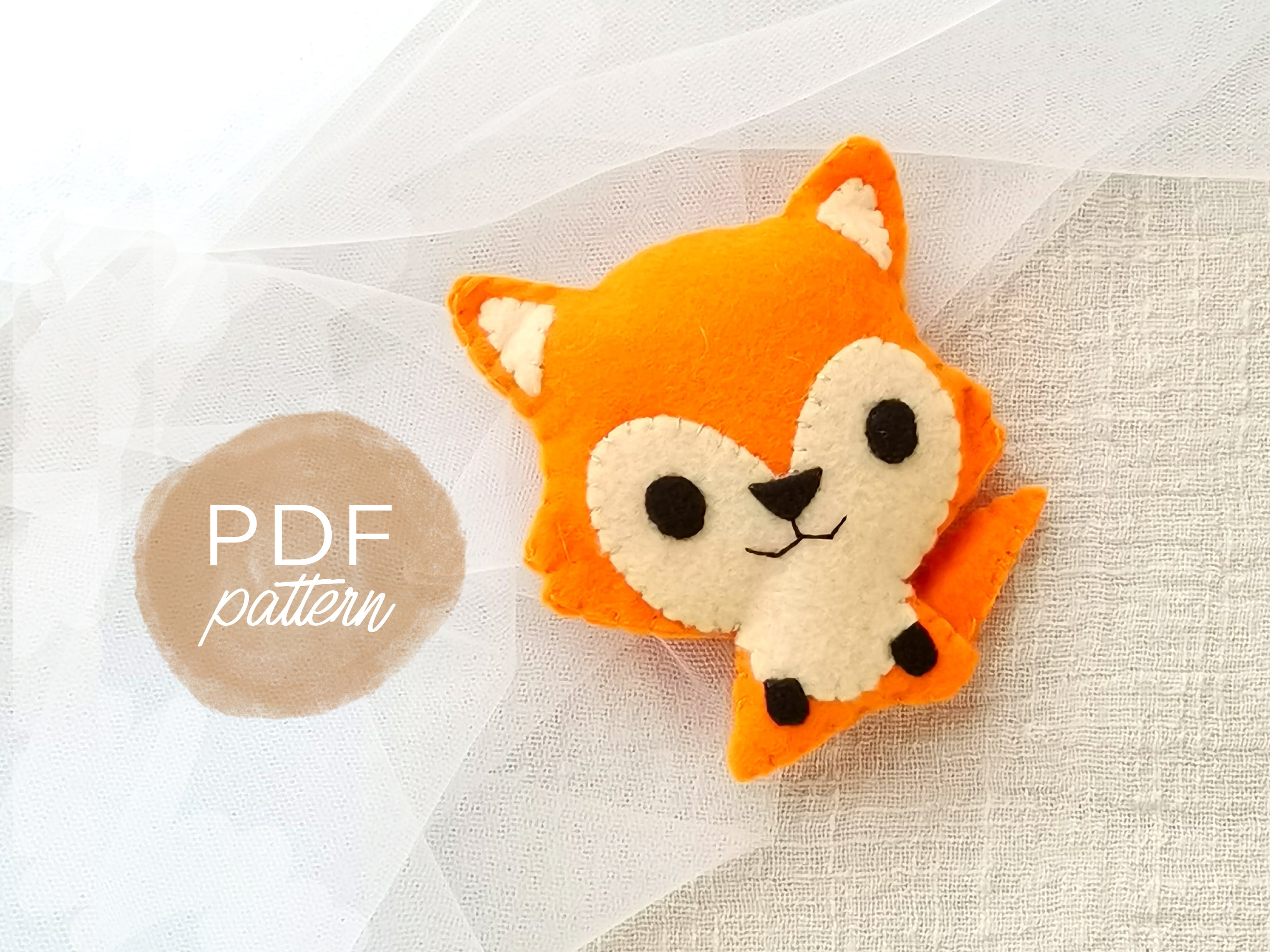 Little Foxxie Felt Sewing Pattern