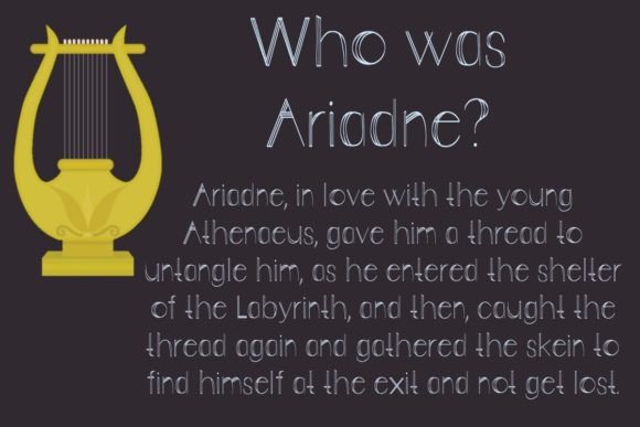 Ariadne Font PNG with transparent background - Preview 3